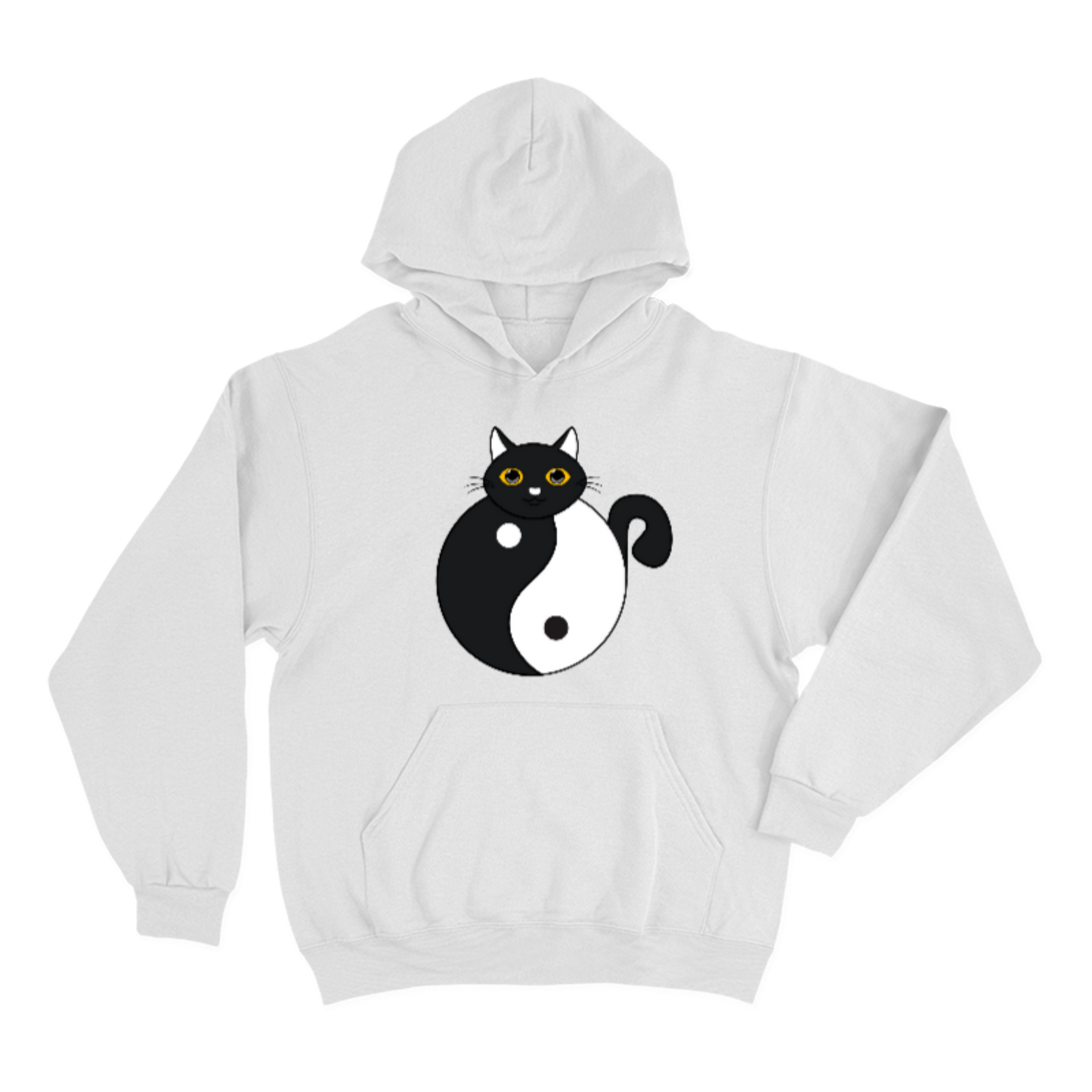 Yin Yang Cat / Sudadera Unisex