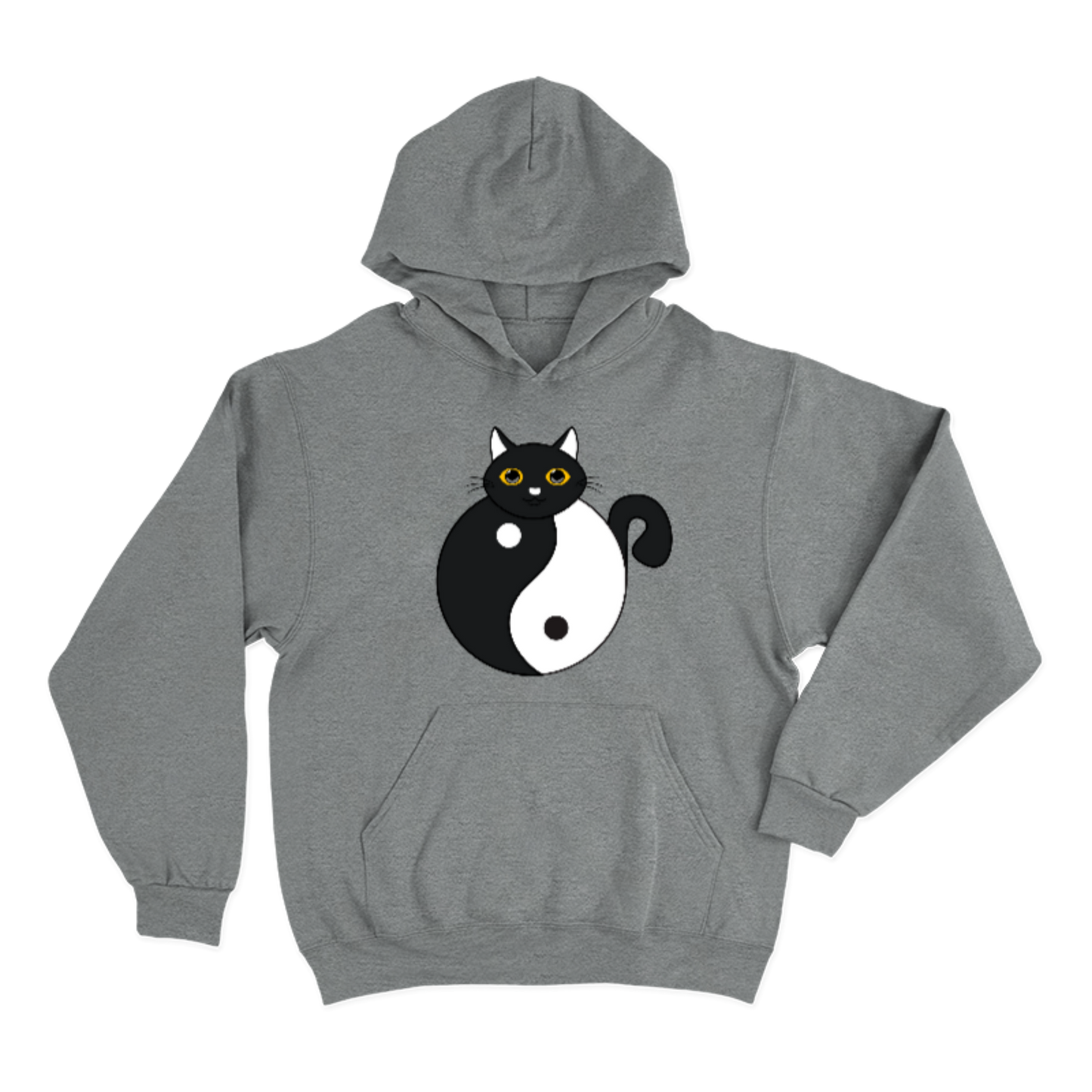 Yin Yang Cat / Sudadera Unisex