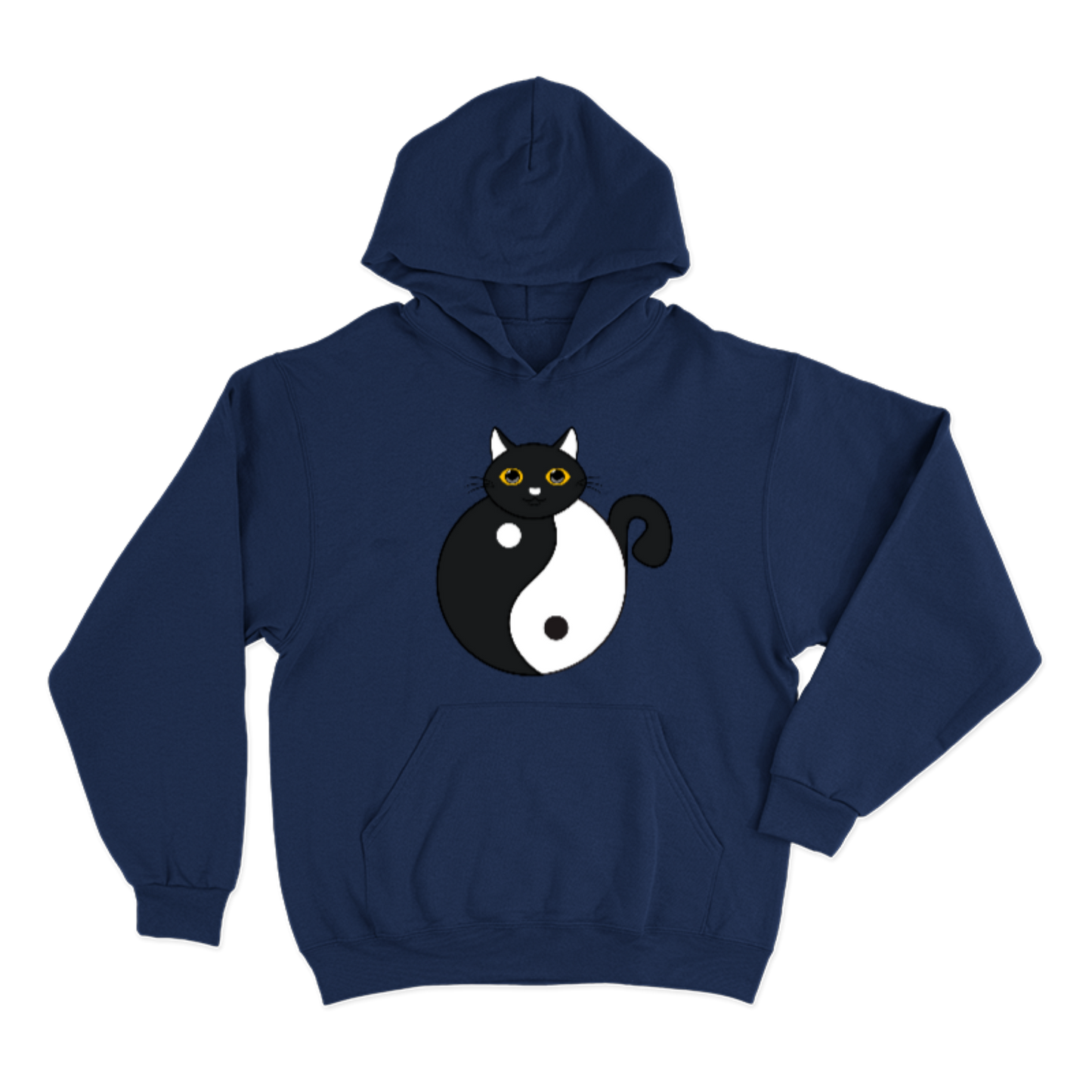 Yin Yang Cat / Sudadera Unisex