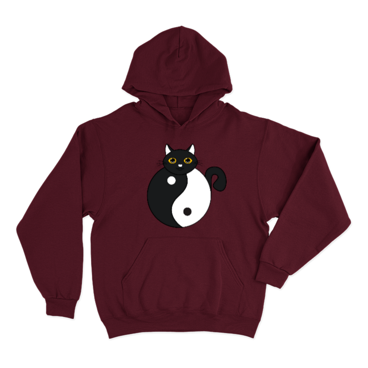 Yin Yang Cat / Sudadera Unisex