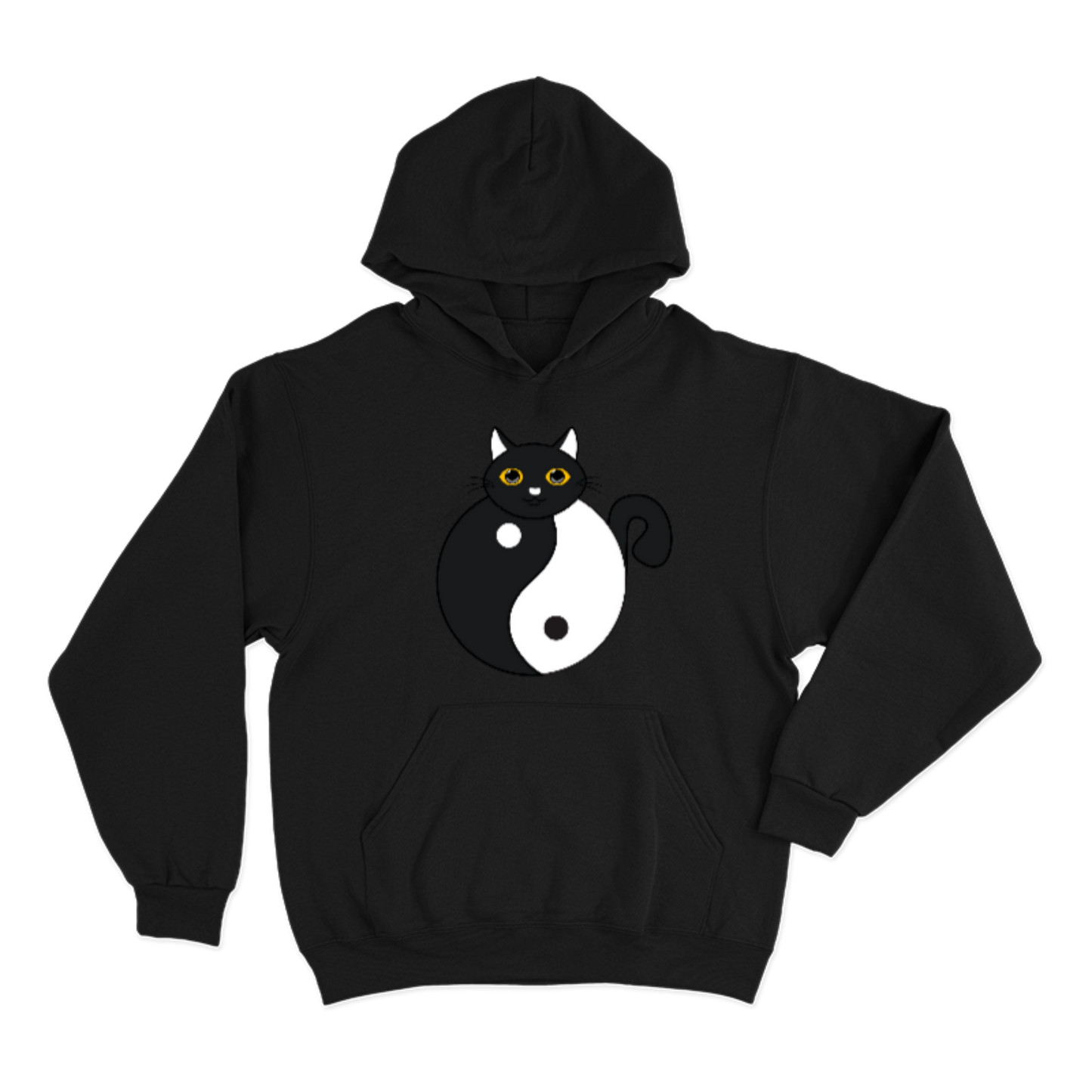 Yin Yang Cat / Sudadera Unisex