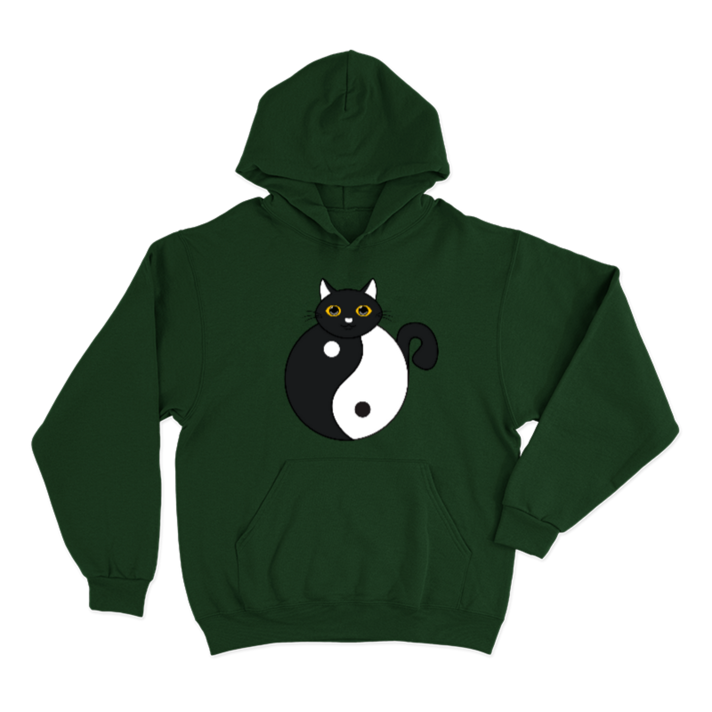 Yin Yang Cat / Sudadera Unisex