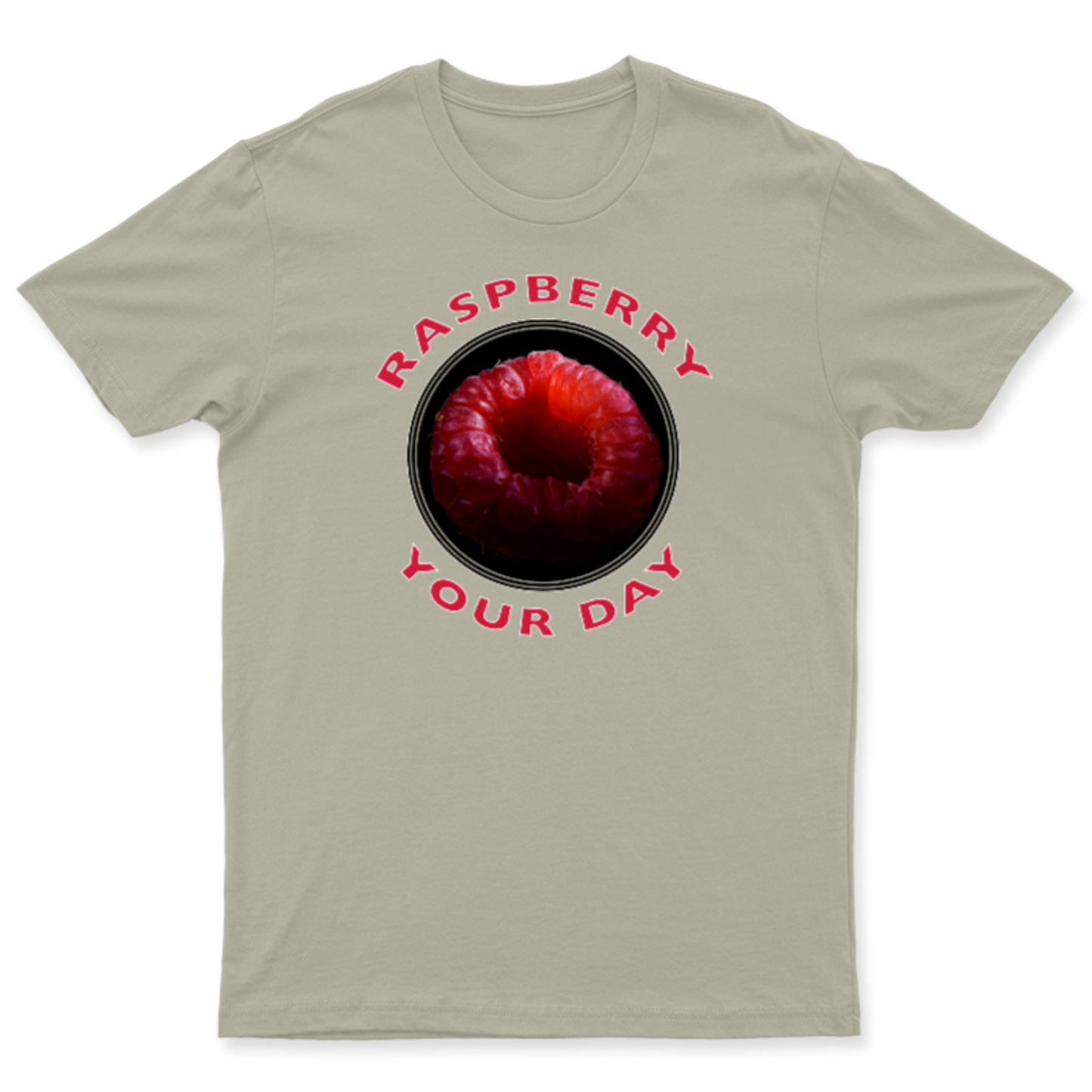 Raspberry your day / Playera caballero