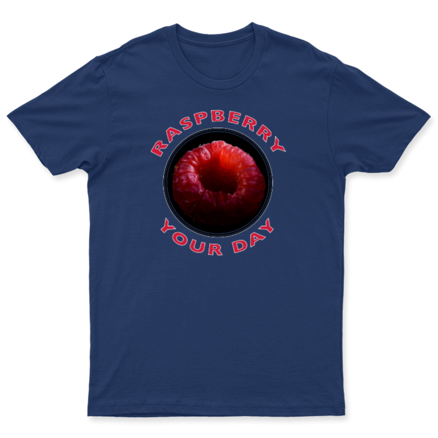 Raspberry your day / Playera caballero