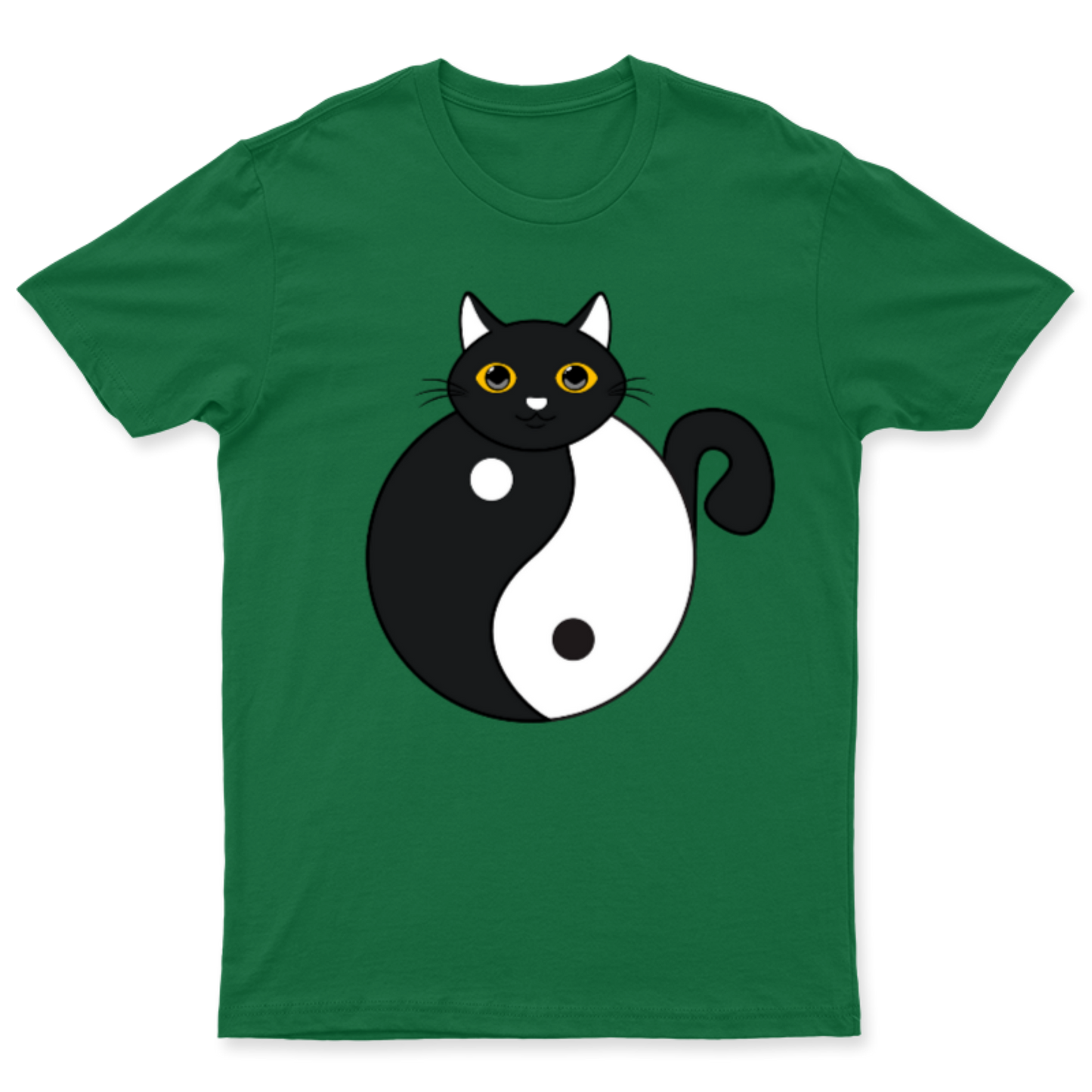 Yin Yang Cat / Playera para caballero