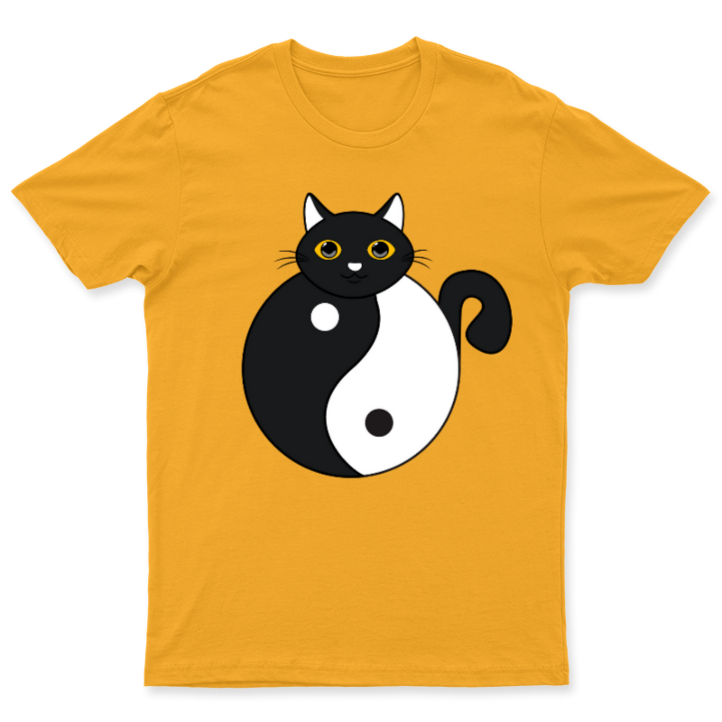 Yin Yang Cat / Playera para caballero