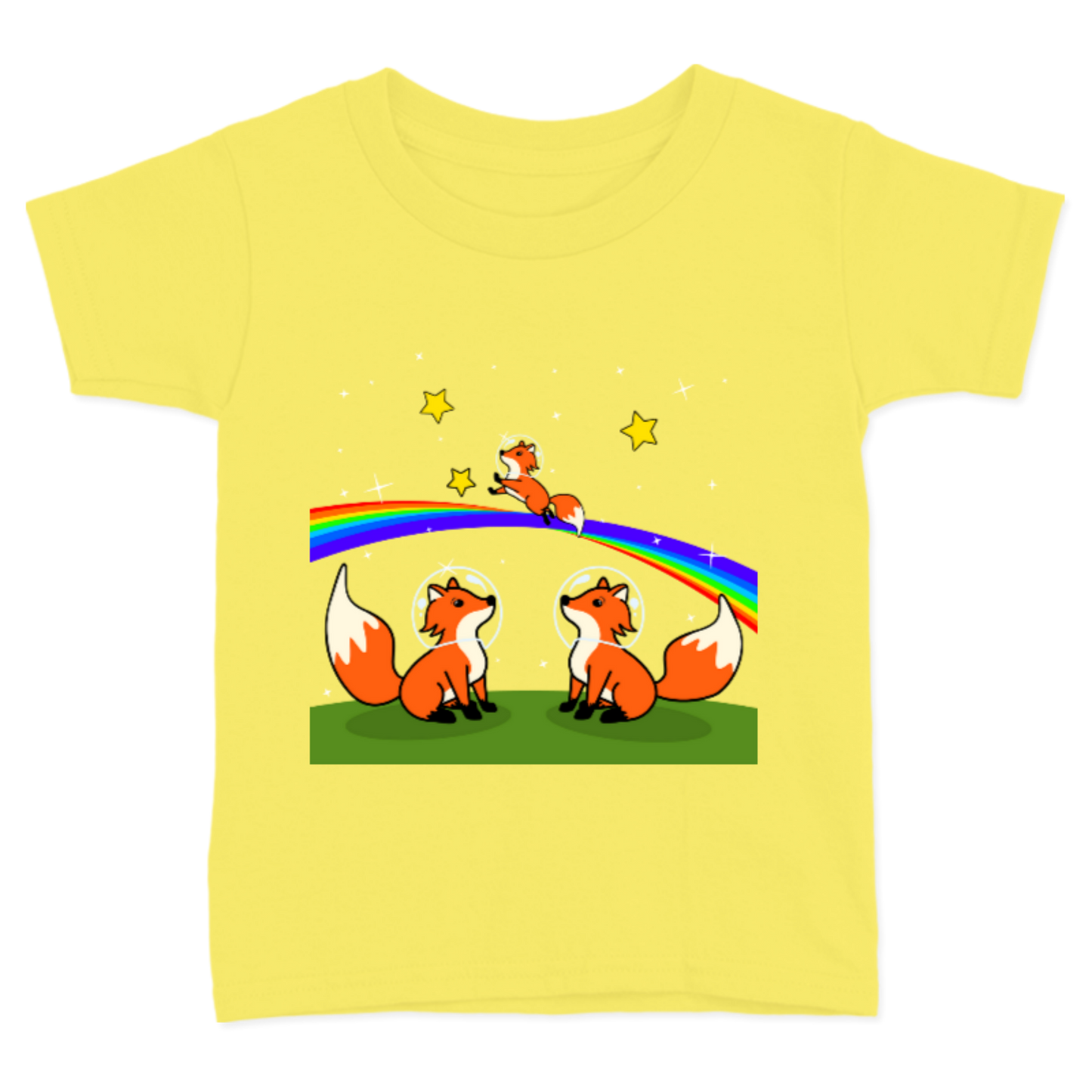 Rainbow foxes / playera infantil