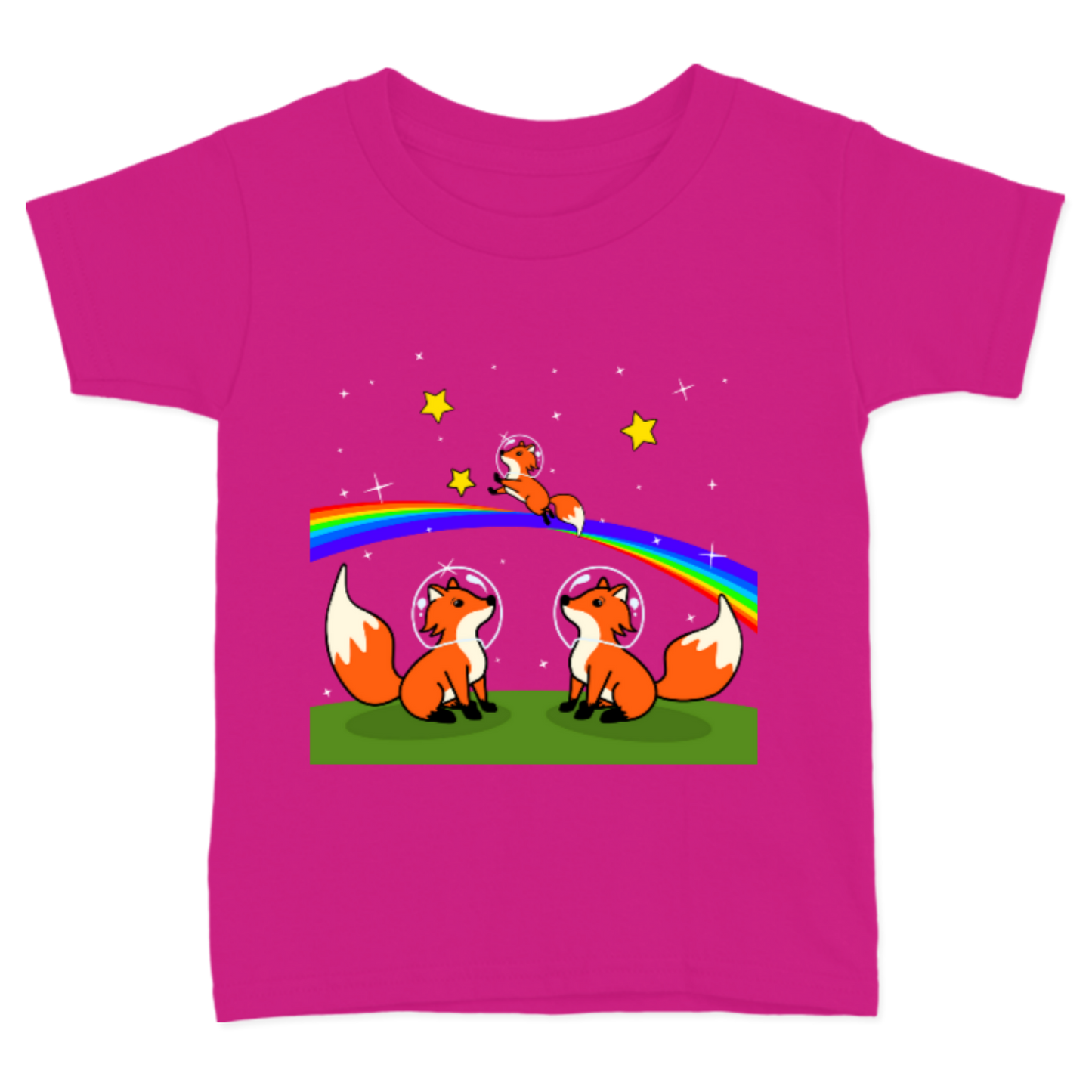 Rainbow foxes / playera infantil