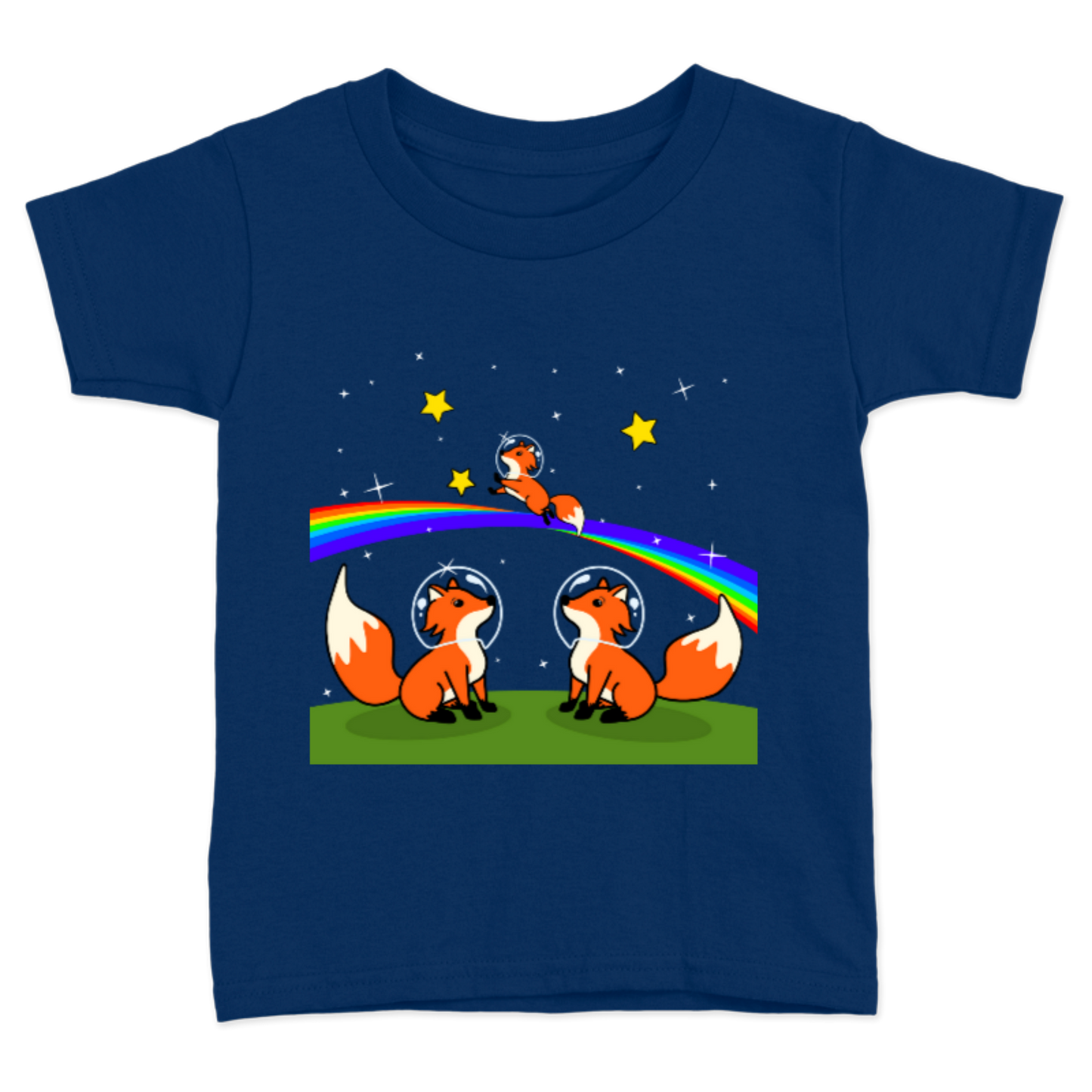 Rainbow foxes / playera infantil