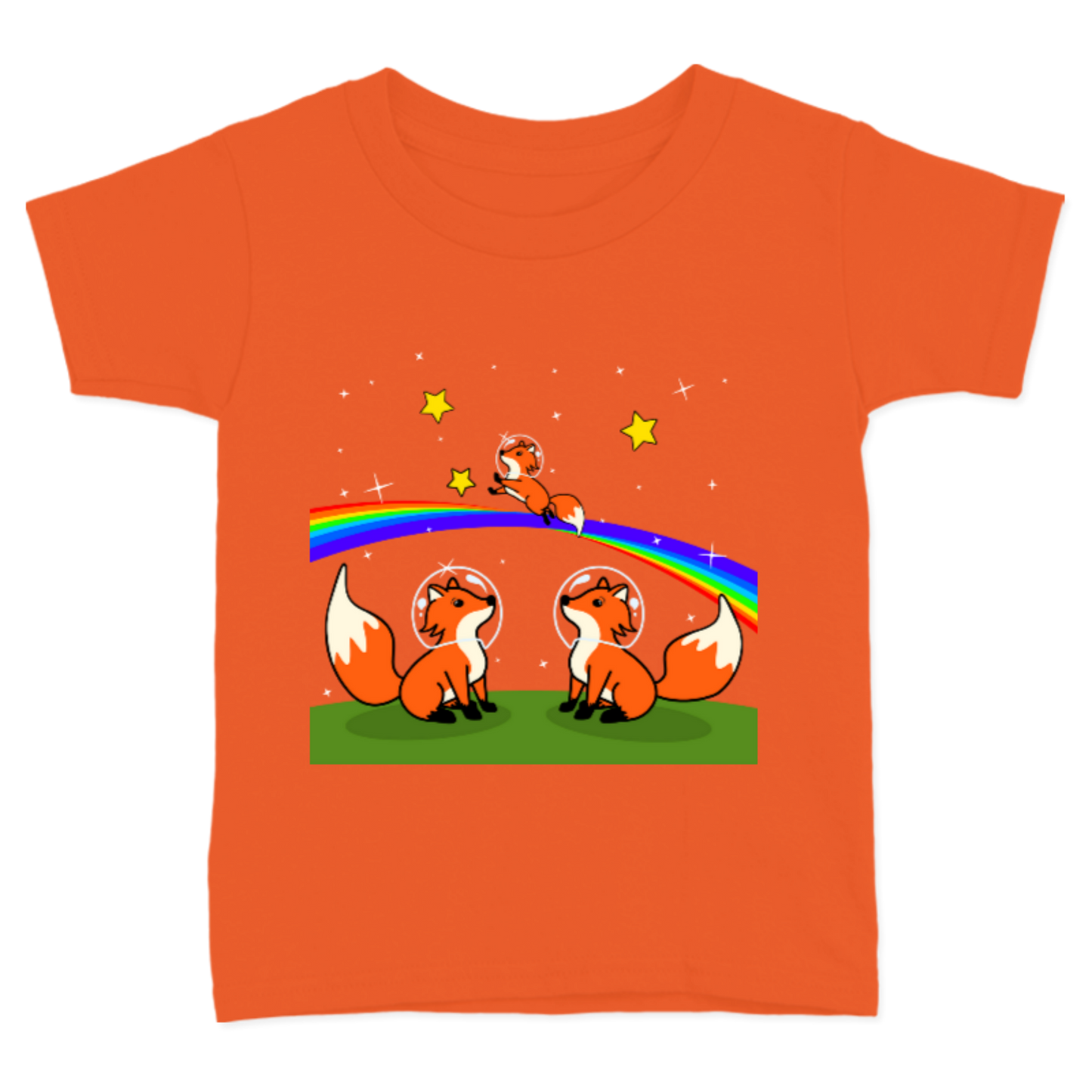 Rainbow foxes / playera infantil