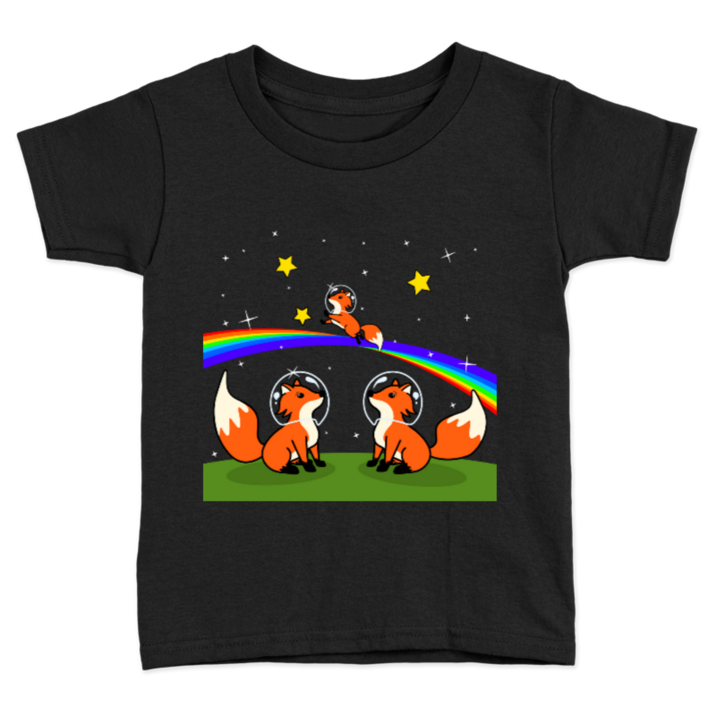 Rainbow foxes / playera infantil