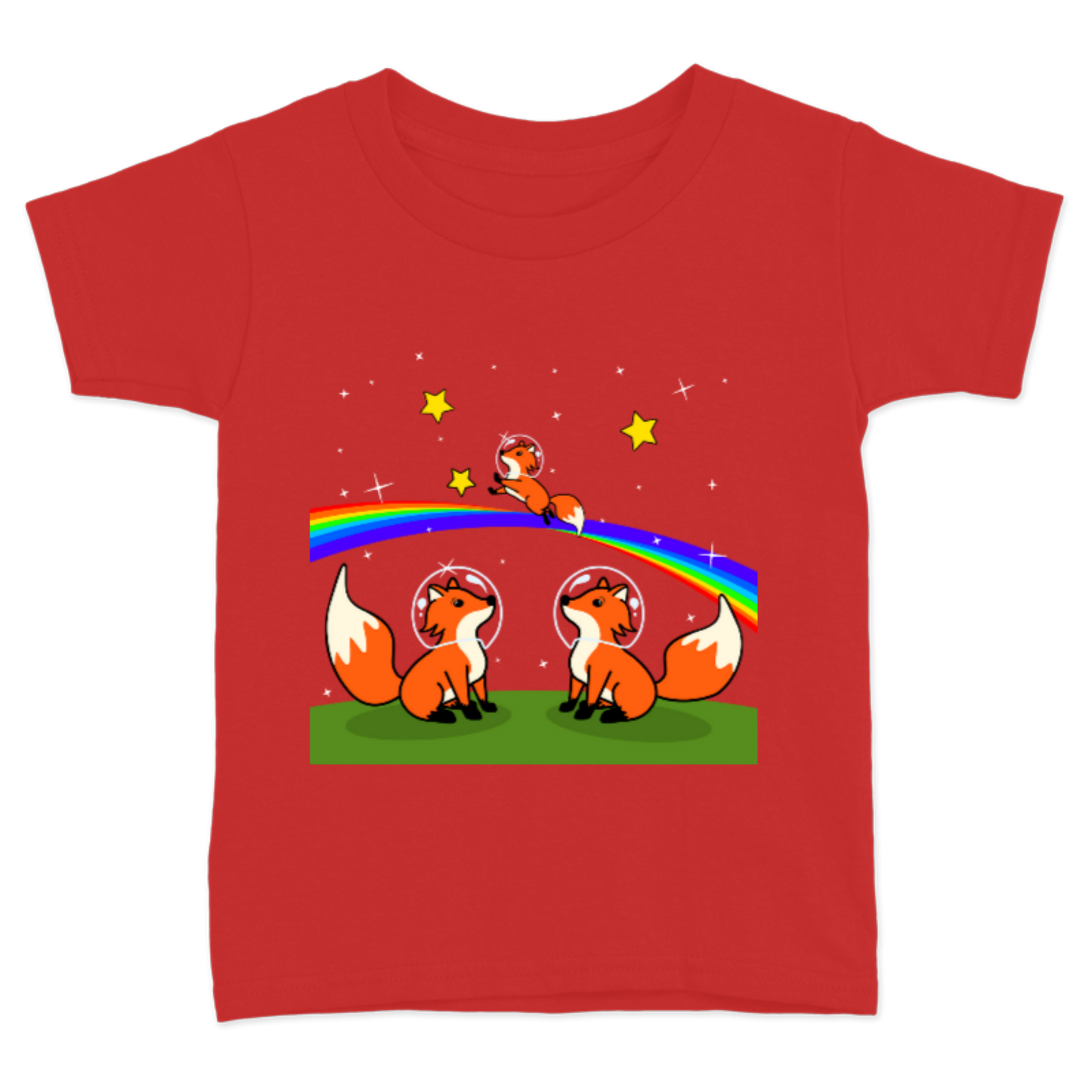 Rainbow foxes / playera infantil