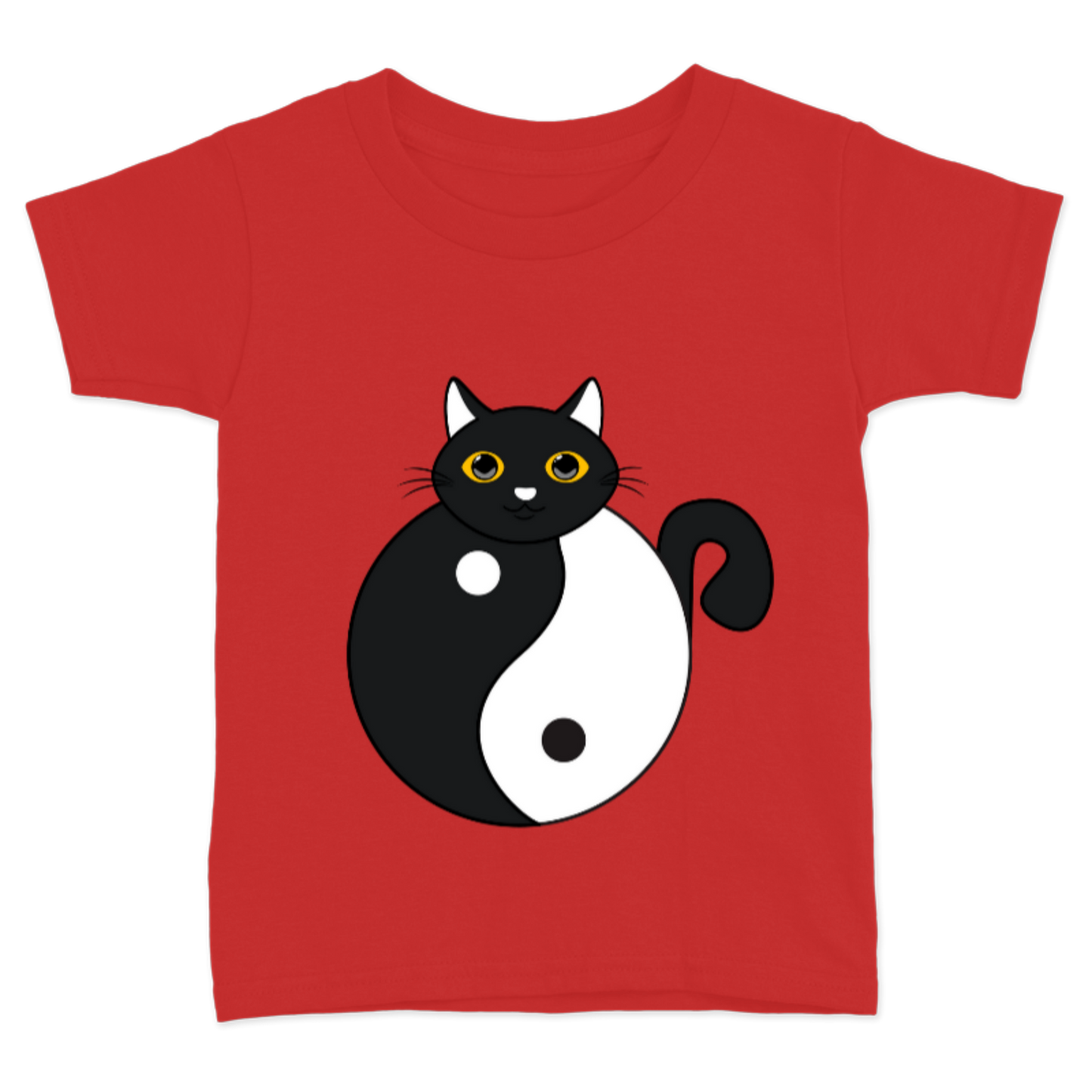 Yin Yang Cat / Playera infantil