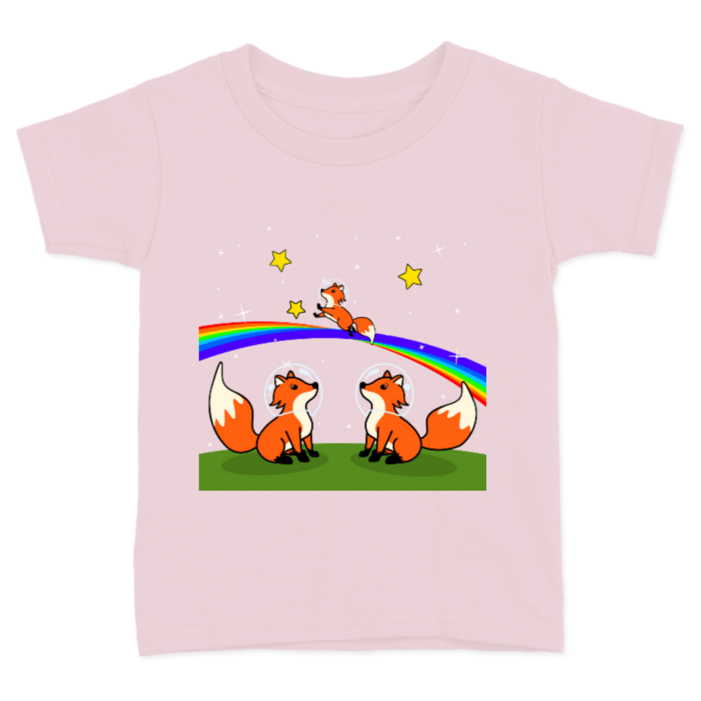 Rainbow foxes / playera infantil