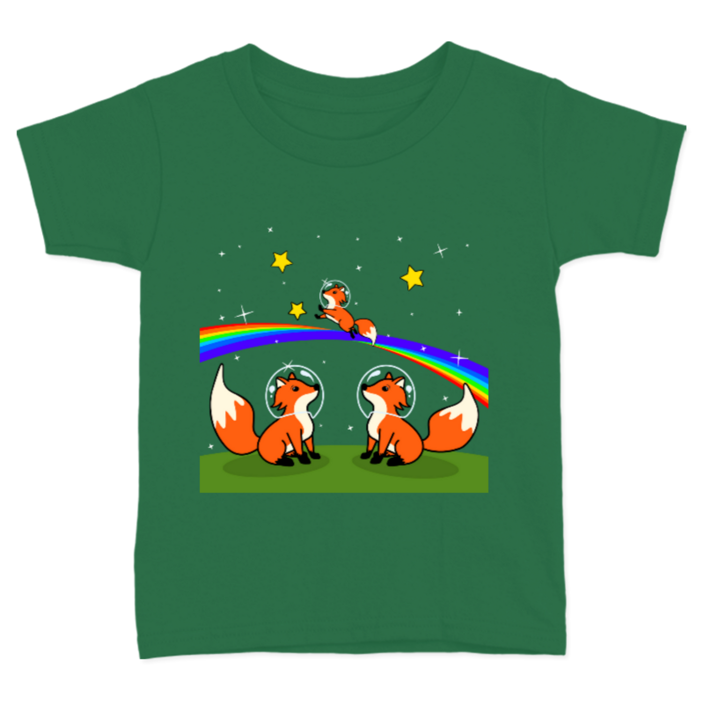 Rainbow foxes / playera infantil