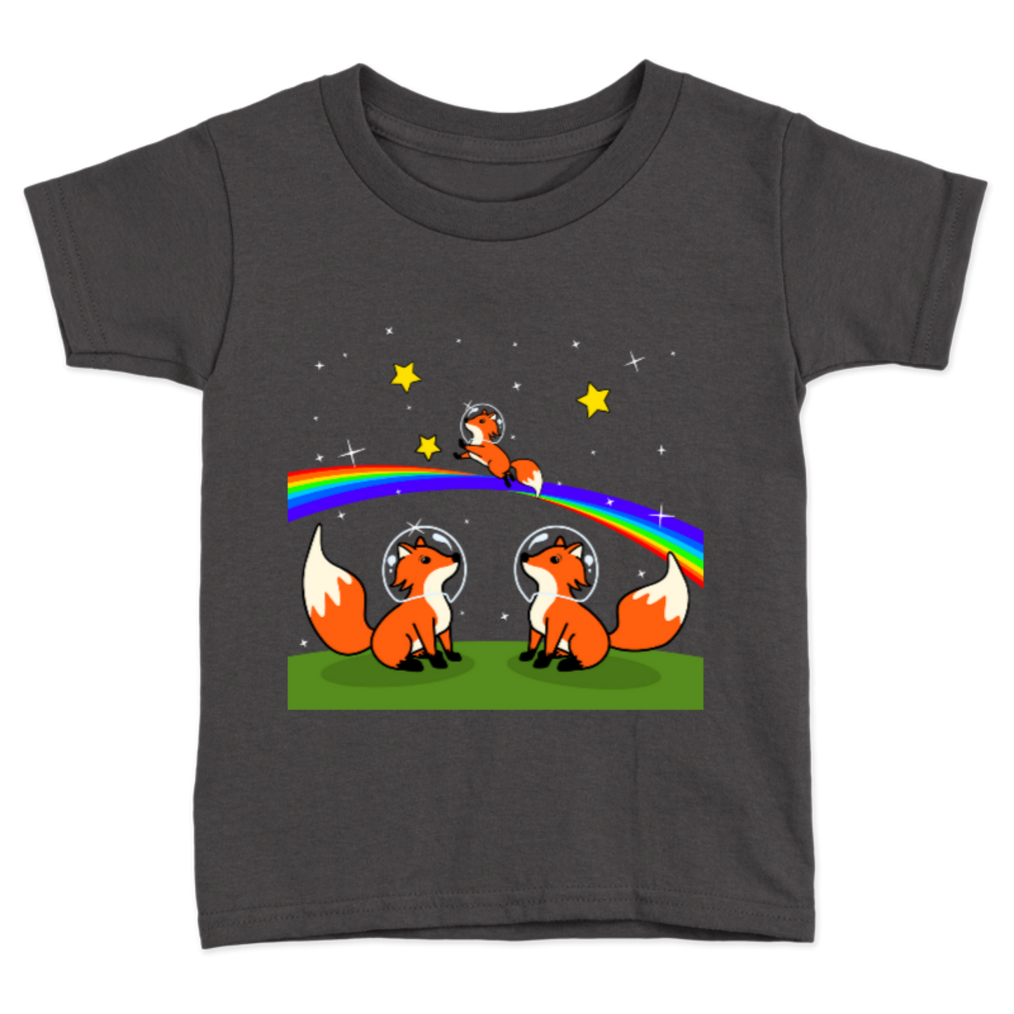 Rainbow foxes / playera infantil