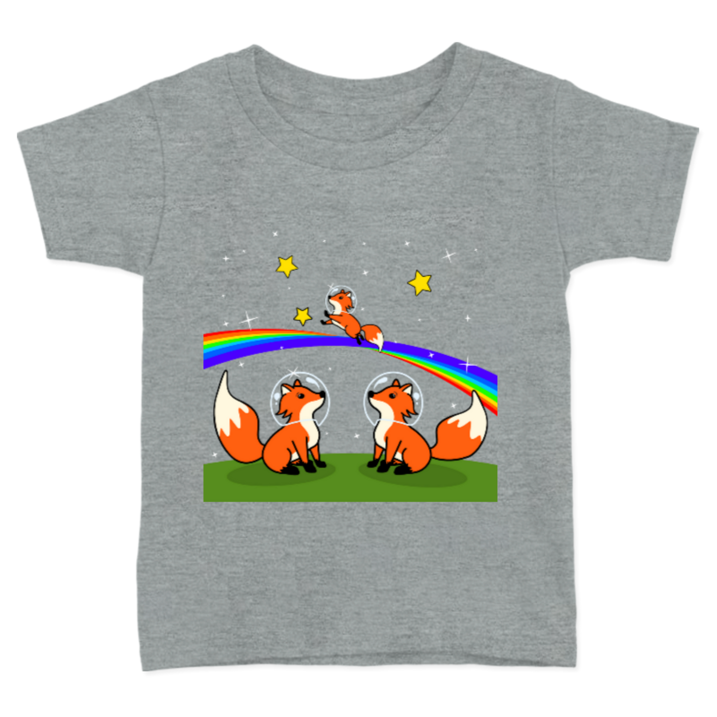 Rainbow foxes / playera infantil