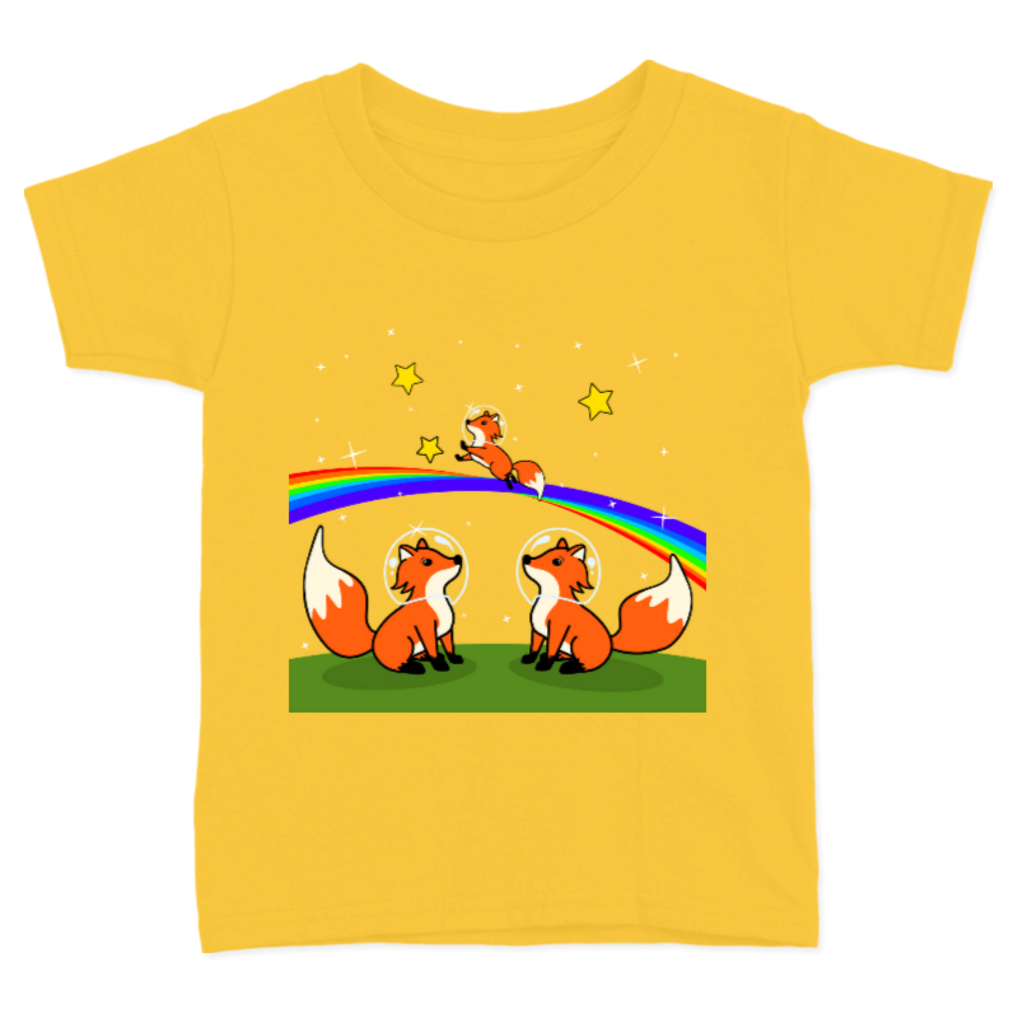 Rainbow foxes / playera infantil