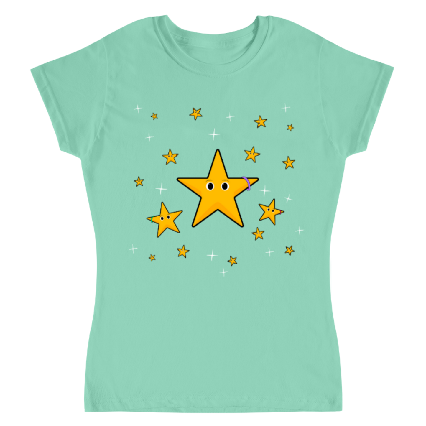 Estrellas / Playera para dama