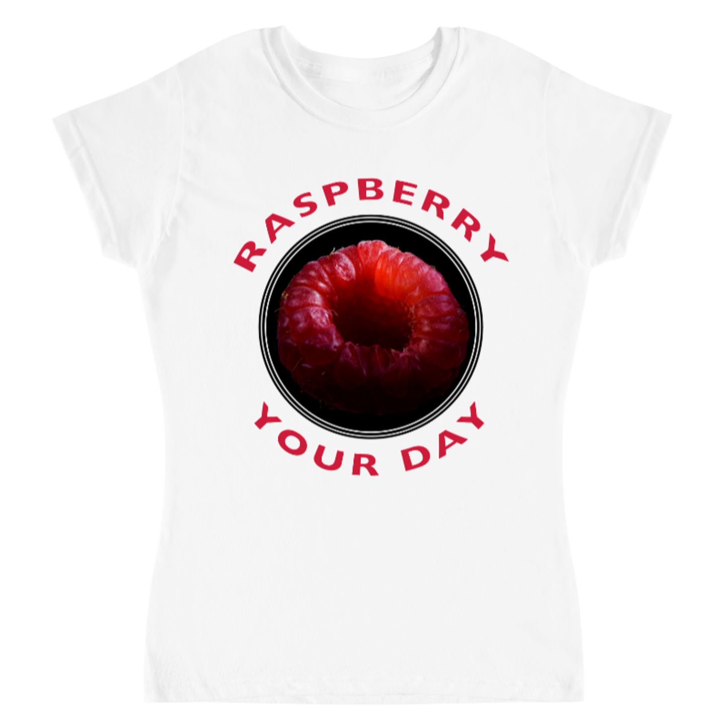 Raspberry your day / Playera para dama