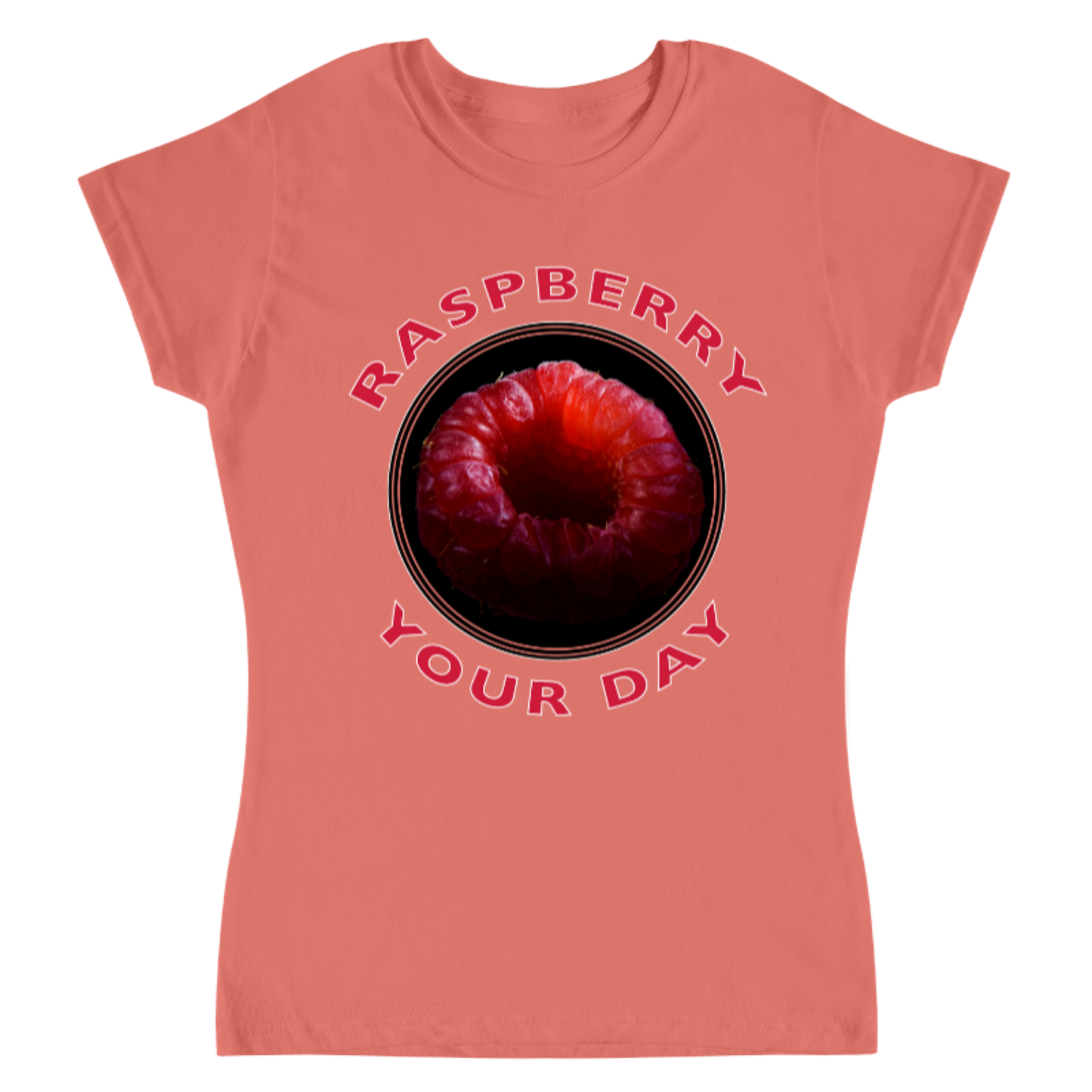 Raspberry your day / Playera para dama