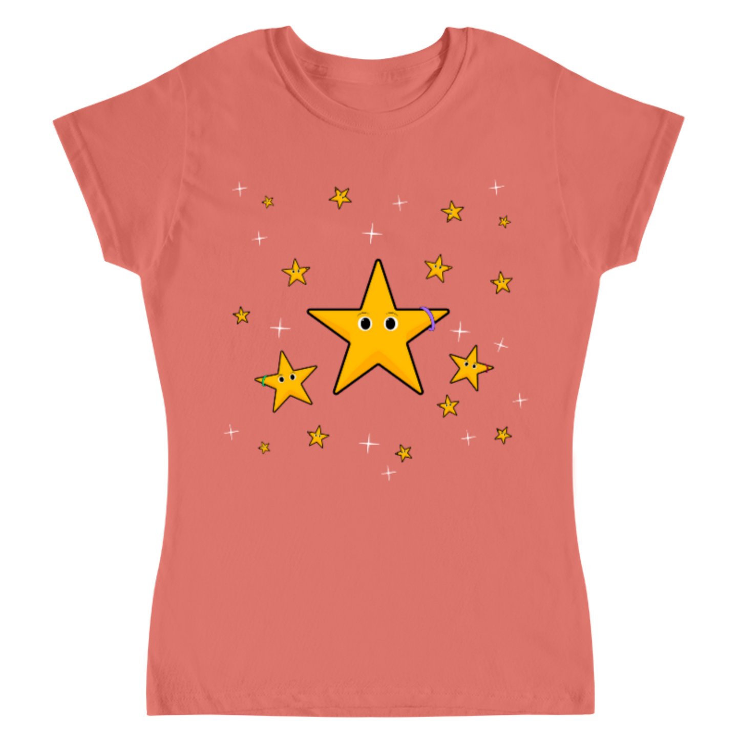 Estrellas / Playera para dama