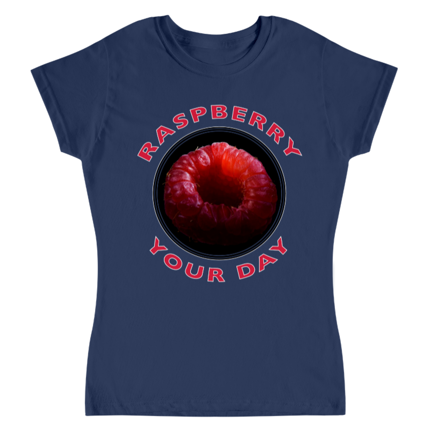 Raspberry your day / Playera para dama