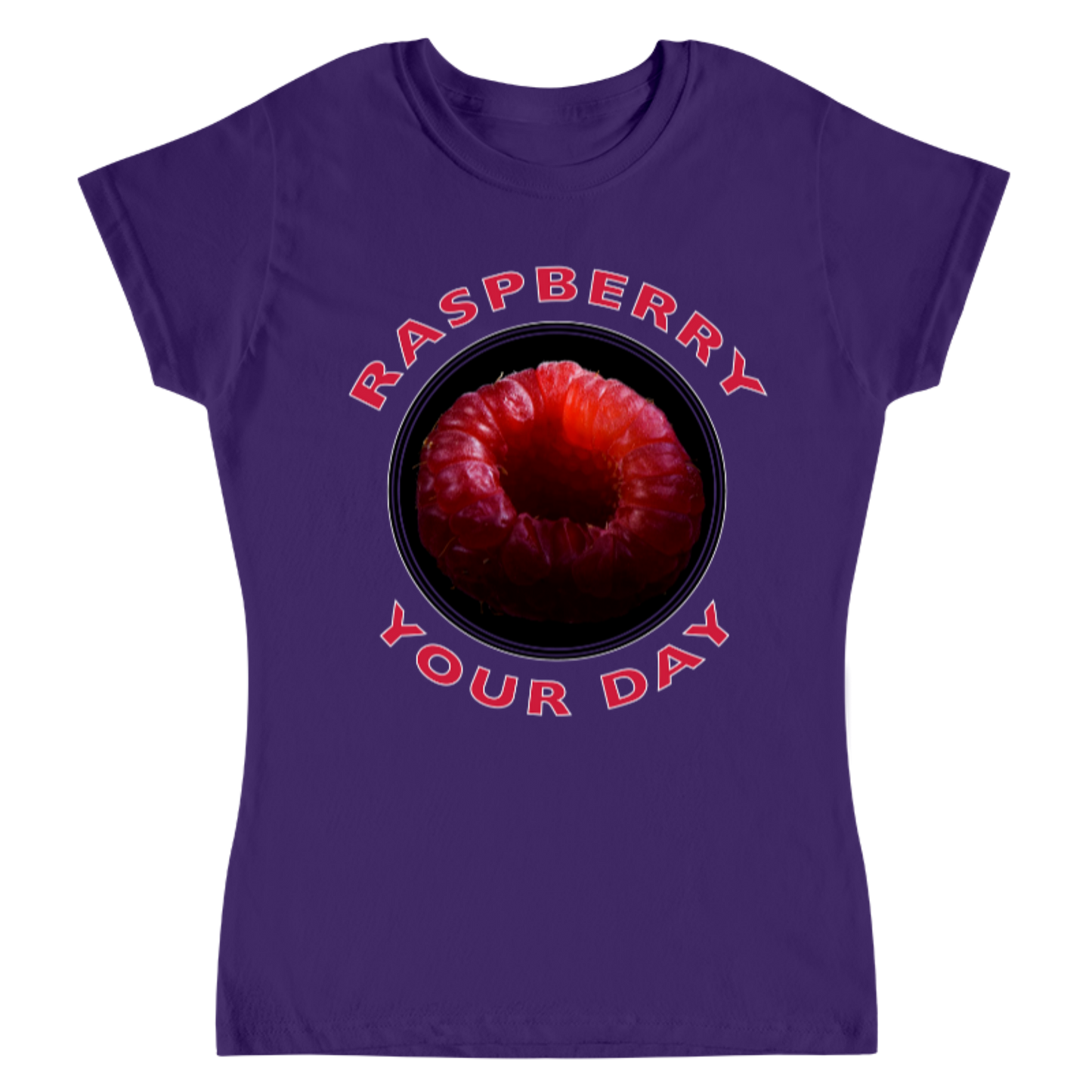 Raspberry your day / Playera para dama