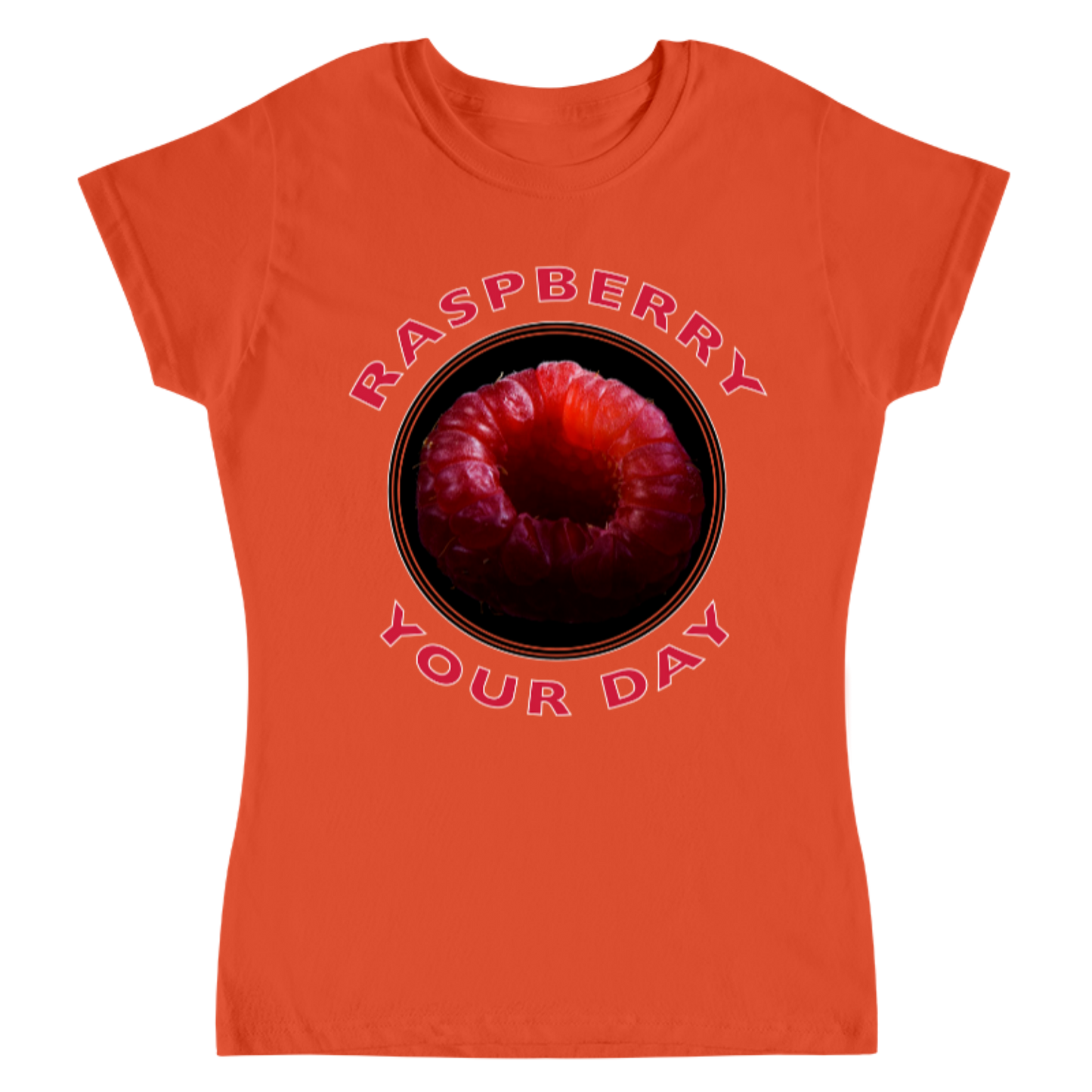 Raspberry your day / Playera para dama