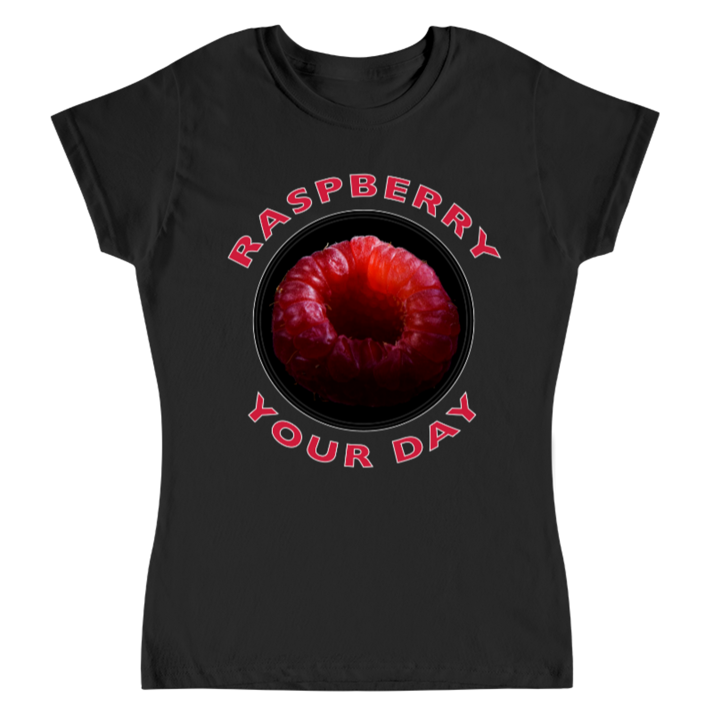 Raspberry your day / Playera para dama