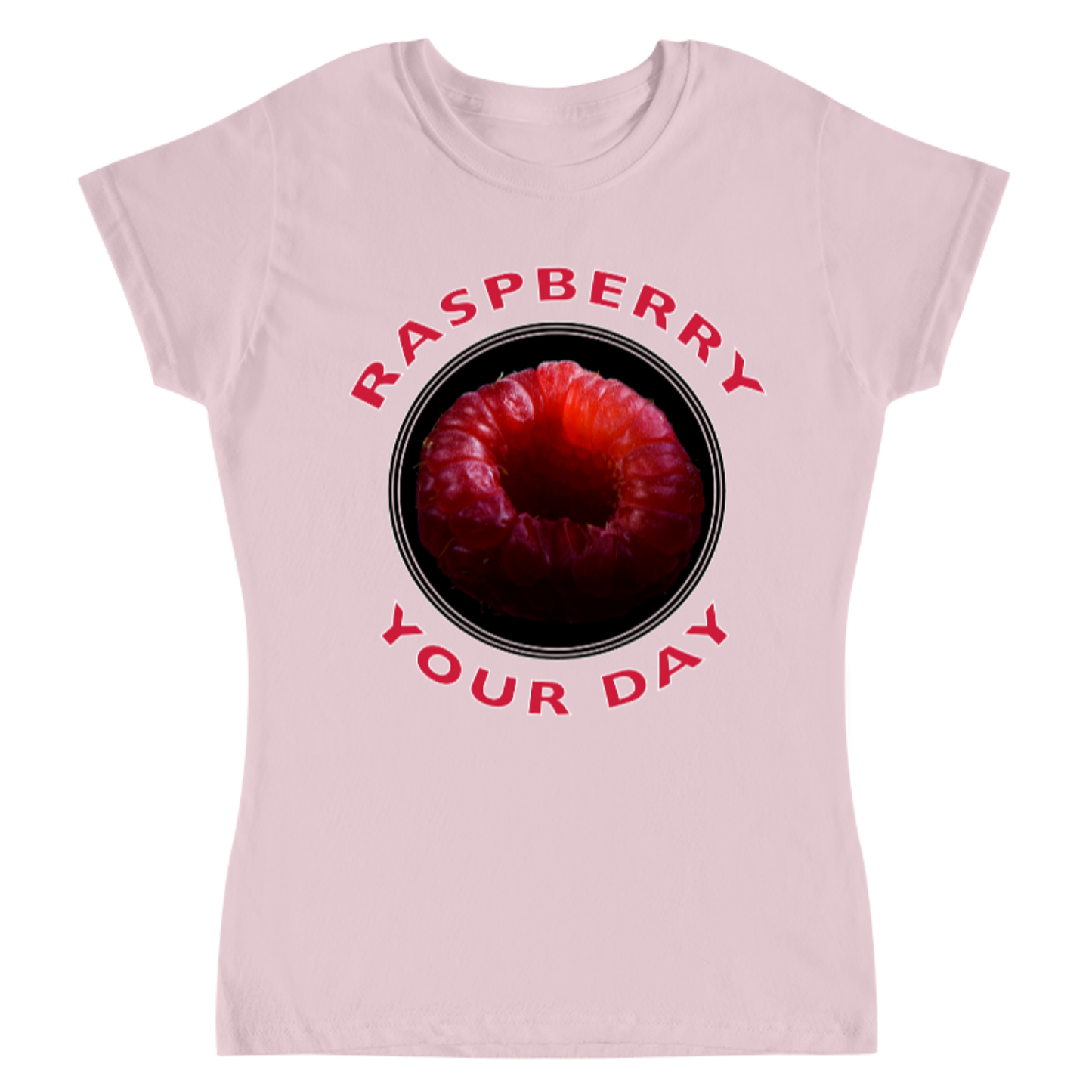 Raspberry your day / Playera para dama