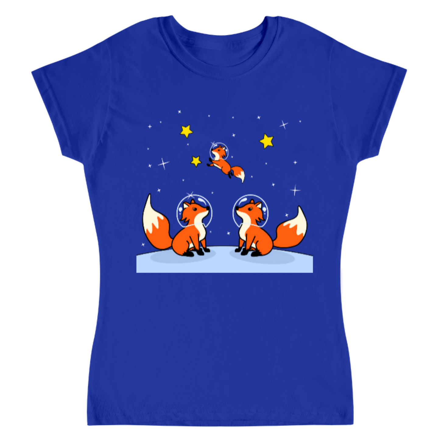 Space foxes / playera para dama