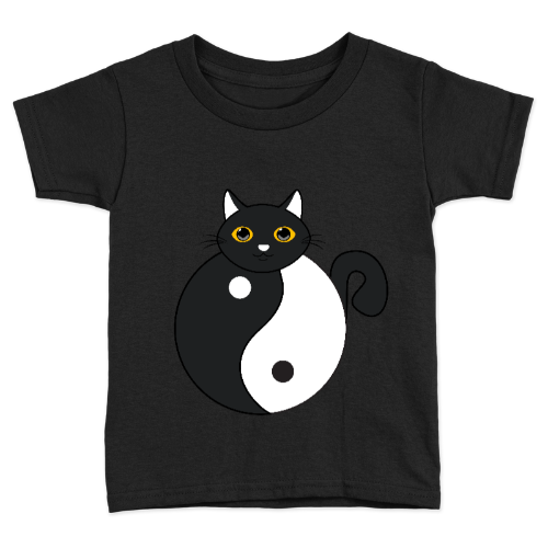 Yin Yang Cat / Playera infantil