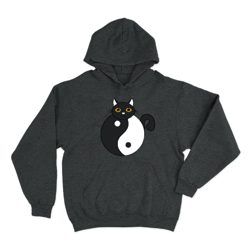 Yin Yang Cat / Sudadera Unisex