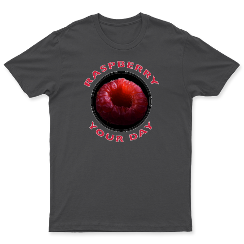 Raspberry your day / Playera caballero