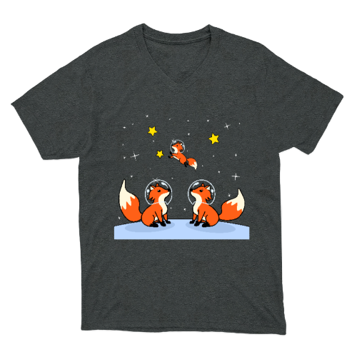 Space foxes / playera para caballero